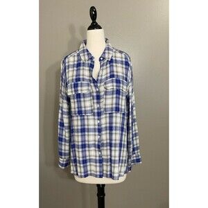 Vince Camuto Women's Size Medium Flannel Shirt